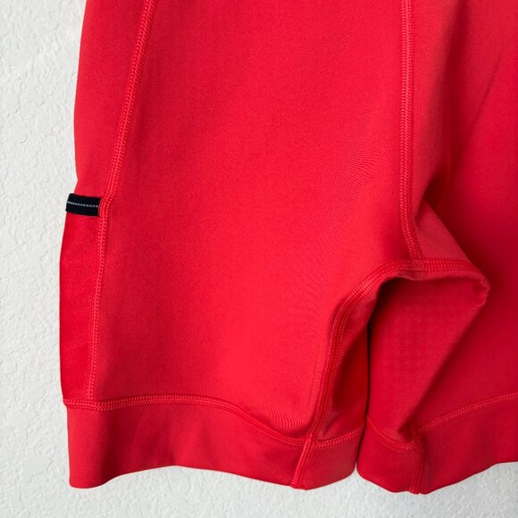 Men's Wolaco Distance Half Tight Compression Running Shorts in Lava 8" Inseam - Picture 7 of 10